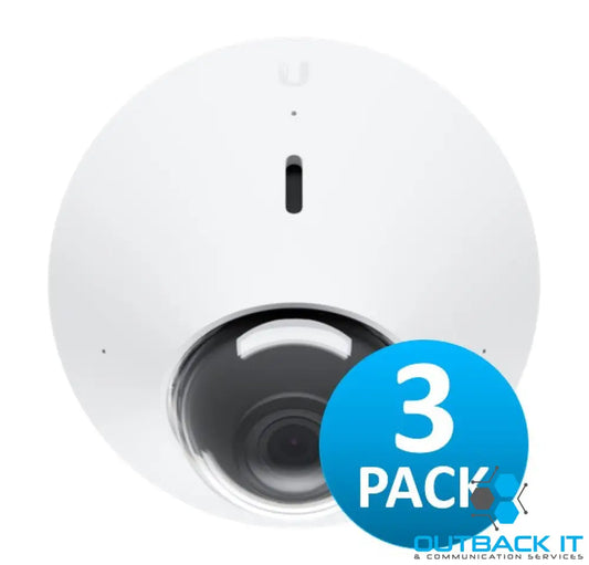 Ubiquiti UniFi Protect Dome Camera UVC-G4-DOME 3 Pack 4MP Vandal-Resistant (IK08) Weatherproof (IPx4) Integrated IR