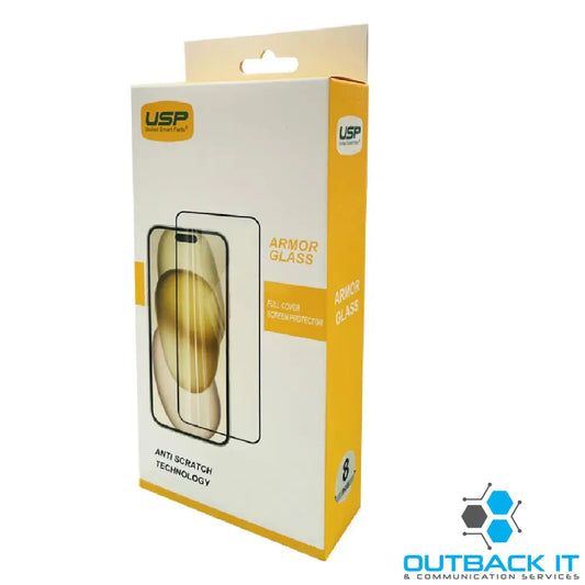 USP Apple iPhone 16 Pro Max (6.9’) Armor Glass Full Cover Screen Protector (8 PCS)-5X Anti Scratch Technology,Perfectly