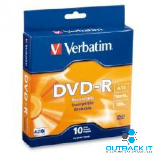 Verbatim DVD-R 4.7GB 10Pk Spindle 16x DVD-R/-RW Media