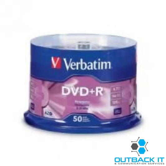 Verbatim DVD + R 4.7GB 50Pk Spindle 16x DVD + R/ + RW Media