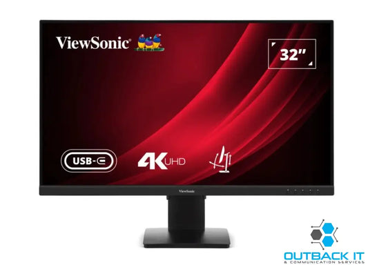 ViewSonic 32’ VG 4K SuperClear IPS USB-C DP Height Adjust 3y Advance Replacement Business Pro Monitor 31.5’-Above