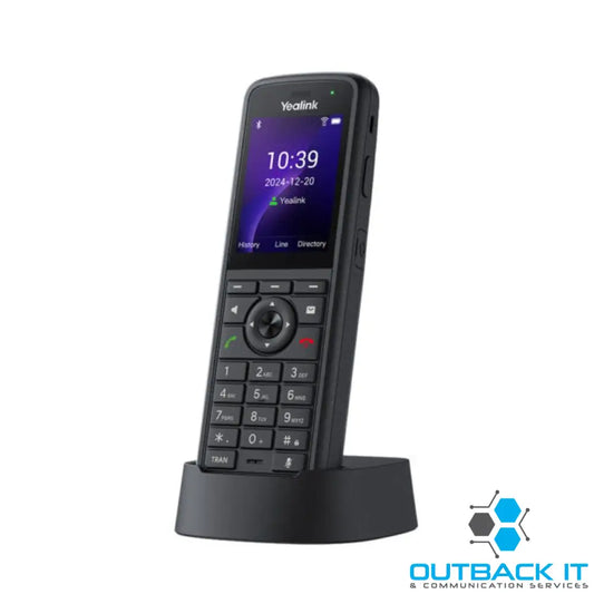 Yealink AX86R Rugged Wi-Fi IP Phone 2.4’ Color Display IP67 Rated HD Audio Bluetooth 5.0 Wi-Fi 6 13h Talk Time 4 SIP