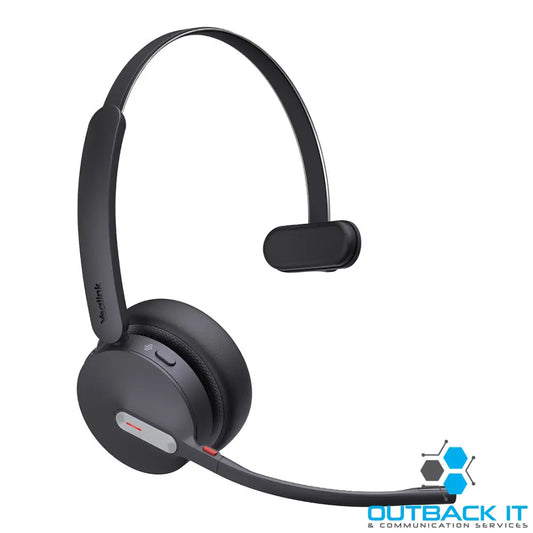 Yealink BH70 Bluetooth Wireless Mono Headset UC USB-C Microsoft Teams & UC Certified 3-Mic Noise Cancellation 35 Hours