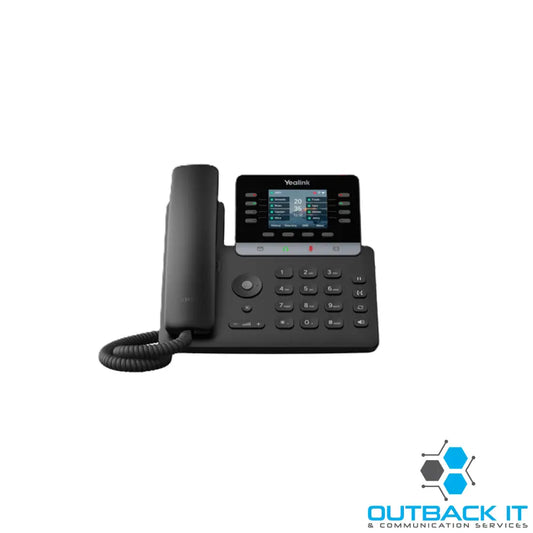 Yealink SIP-T73U IP Phone 2.8’ Color Display 12 SIP Accounts HD Voice USB & PoE Bluetooth & Wi-Fi via Adapter Wall